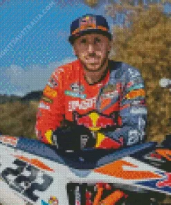 Tony Cairoli Racer Diamond Painting