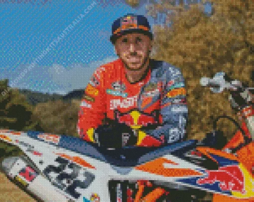 Tony Cairoli Racer Diamond Painting