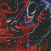 Venom And Carnage Fight Diamond Painting