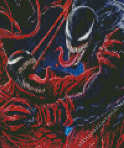 Venom And Carnage Fight Diamond Painting