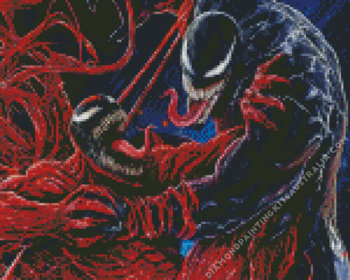 Venom And Carnage Fight Diamond Painting