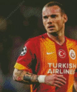 Wesley Sneijder Player Diamond Painting