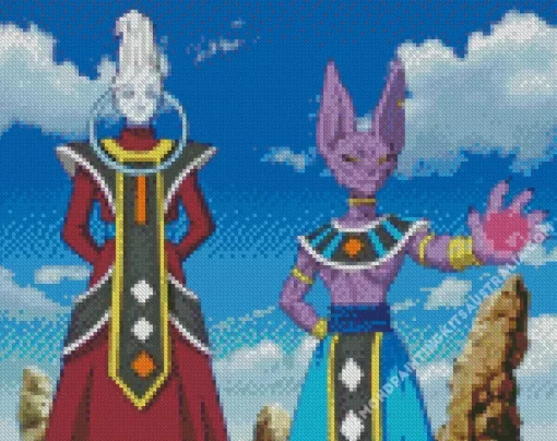 Whis And Beerus Diamond Painting