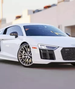 White Audi I8 Diamond Painting