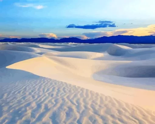 White Sand Desert Diamond Painting