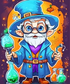 Wizard Fantasy Gnome Diamond Painting