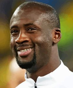 Yaya Toure Smiling Diamond Painting