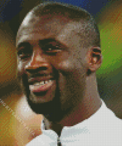 Yaya Toure Smiling Diamond Painting