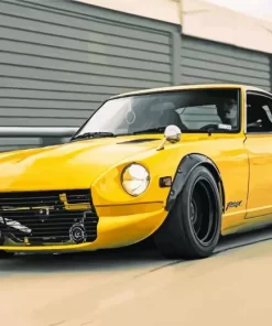 Yellow Fairlady Datsun Diamond Painting