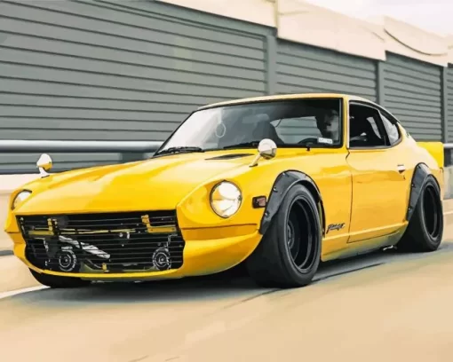 Yellow Fairlady Datsun Diamond Painting