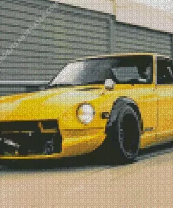 Yellow Fairlady Datsun Diamond Painting