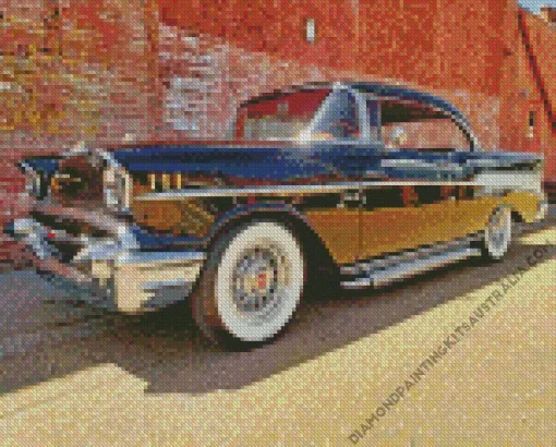 Black 57 Chevy Diamond Painting