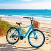 Blue Bike By The Beach Diamond Painting