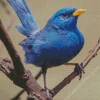 Blue Finch Diamond Painting