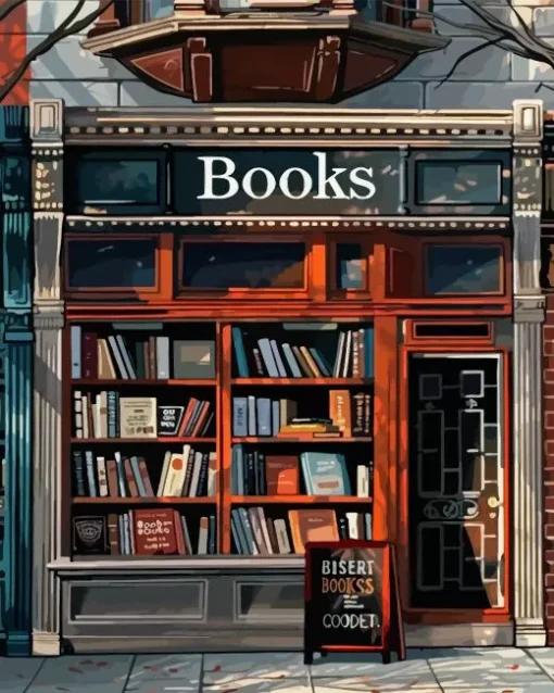 Book Shop Diamond Painting