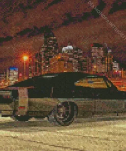 Classic Black 69 Charger Diamond Painting