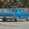 Classic Blue Ford 500 Diamond Painting