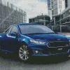 Dark Blue Ford Falcon Diamond Painting