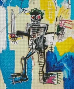 Jean Michel Basquiat Warrior Diamond Painting