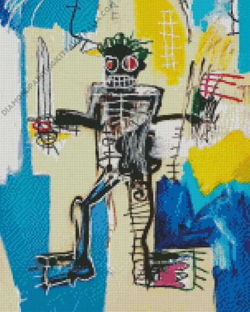 Jean Michel Basquiat Warrior Diamond Painting