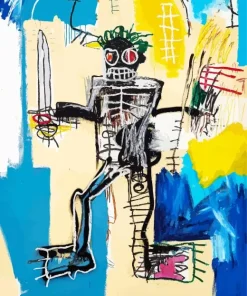 Jean Michel Basquiat Warrior Diamond Painting