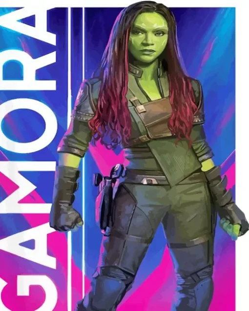 Marvel Gamora Diamond Painting