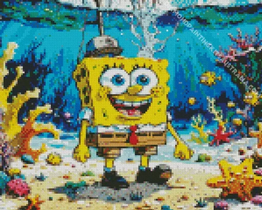 SpongeBob Diamond Painting