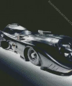 The Batmobile Car Diamond Painting