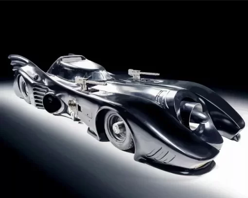 The Batmobile Car Diamond Painting