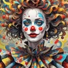 Aesthetic Female Clown Diamond Painting