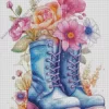 Aesthetic Flower On Shoes Diamond Painting