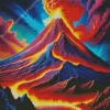 Aesthetic Volcano Art Diamond Painting