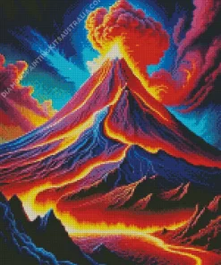 Aesthetic Volcano Art Diamond Painting