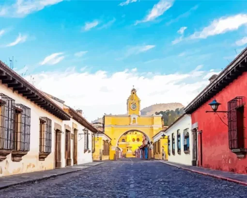 Antigua Guatemala Diamond Painting