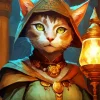 Arab Cat Diamond Painting