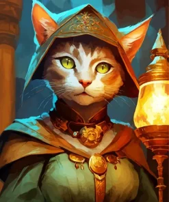 Arab Cat Diamond Painting