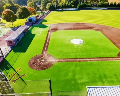 Baseball Field Diamond Painting