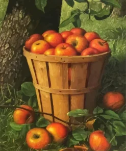 Basket Of Apples Diamond Painting