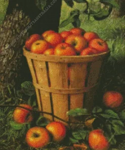 Basket Of Apples Diamond Painting