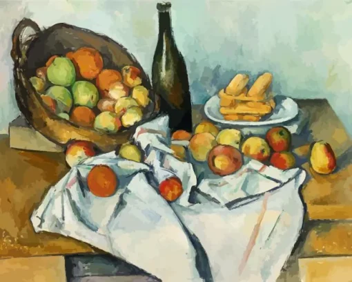 Basket Of Apples By Paul Cezanne Diamond Painting