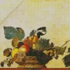 Basket Of Fruit By Caravaggio Diamond Painting