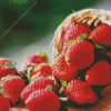 Basket Of Strawberries Diamond Painting