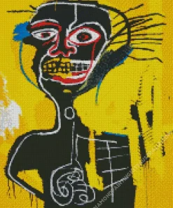 Basquiat Cabeza Diamond Painting