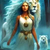 Beauty And The Lion Diamond Painting