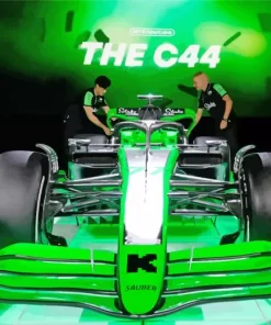 Black And Green F1 Car Diamond Painting