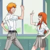 Bleach Ichigo Girlfriend Orihime Inoue Diamond Painting