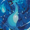 Blue Charizard Diamond Painting