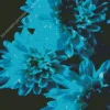 Blue Chrysanthemum Diamond Painting