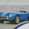 Blue Cobra Car Diamond Painting