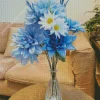 Blue Dahlia Bouquet Diamond Painting